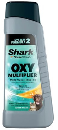 Shark StainStriker Oxy Multiplier Formula 946ml Refill, Stain & Spot Cleaning Solution for use with Shark EX200UK, XSKCHMLEX32UK, Grey