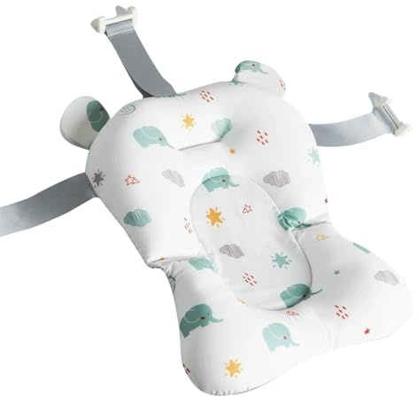 K IKIDO Baby-Badematte, Badenetz, Neugeborenen-Badenetz-Tasche, hängend, Baby-Badewanne, universelle Badematte, verbesserte Version, vergrößert und verdickt, Polygonales Badenetz