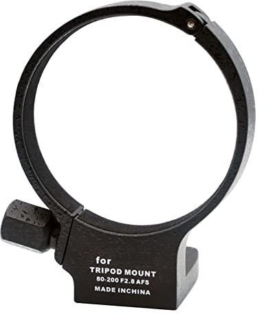 Della Fotocamera Sostituisci La Parte Collare Durevole Montaggio Per Treppiede Per Zoom-Nikkor 80-200mm F/2.8D Adattatore Lega Alluminio Durevole Antiscivolo Stabile
