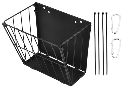Distributeur de Foin pour Lapins,Rangement pour Snacks Pliable avec Crochet - Support à Foin avec Structure Métallique | pour Alimentation Animaux de Compagnie Maison Cage Mur