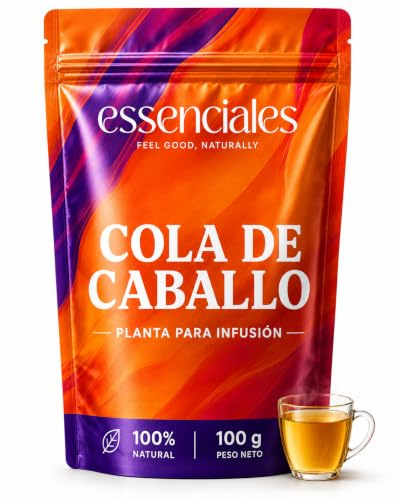 Cola de Caballo Infusión 100% Natural 100g | Planta Cortada para Tisana Herbal Sin Cafeína