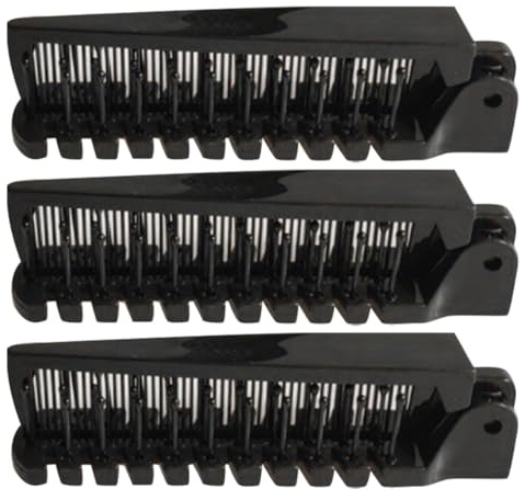 Generico Set da 3 Spazzole Antistatiche Pieghevoli da Viaggio, Pettini Tascabili Setole Morbide per Donna, Spazzola Portatile Ergonomica per Chioma Fini e Cotonatura, per Casa e Viaggi