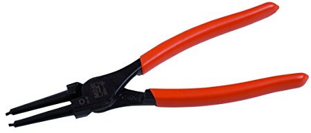 Bahco 2800-225 Internal Circlip Pliers with Straight Jaws, Multi-Colour, 225 mm