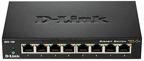D-Link DGS 108 - Switch - 8 x 10/100/1000 - Desktop