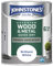 Johnstone's - Quick Dry Gloss Exterior Primer Undercoat - Brilliant White - Gloss Finish - Weather Protection - Resistant to cracking & peeling - 6 years of Life - 12m2 Coverage per Litre - 0.75 L