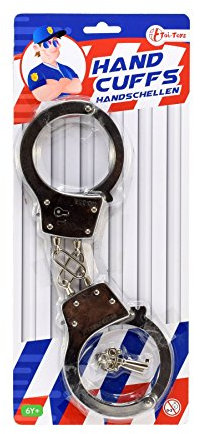 Toi-Toys- Menottes Métal Accessoires de Fête, 14700A, Multicolore