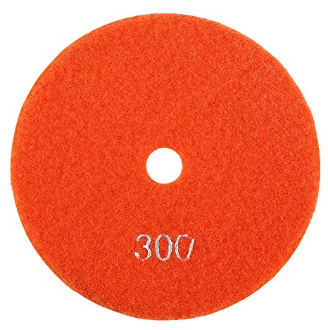 5inch /125mm Nass Diamant Polierkissen Stein Schleifscheibe Polierpad Scheibe Grit für Granit Marmor Beton Stein Polieren Polischin Satz(300)
