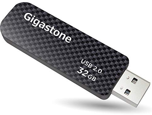 Gigastone V30 32GB USB 2.0 Flash-Laufwerk, Einziehbarer PC-Schlüssel für MacBook Laptop, Windows Mac Linux kompatibel, USB-Sticks Flash Drive Speicher Rotation Memory Stick, Modischer Stil