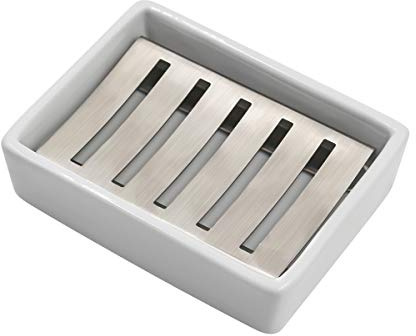 Topsky Soap Dish Holder Stainless Steel for Bathroom