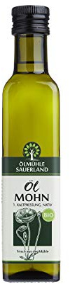 ÖLMÜHLE SAUERLAND - Mohnöl BIO kaltgepresst nativ (250 ml)