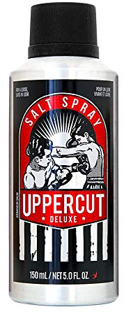 Uppercut Deluxe Hair Salt Spray, per l'Uso su Capelli Bagnati o Asciutti, Fissaggio Leggero e Finitura Naturale per Capelli da Uomo, Adatto a Tutti i Tipi di Capelli, Profumo di Agrumi e Legno 150ml