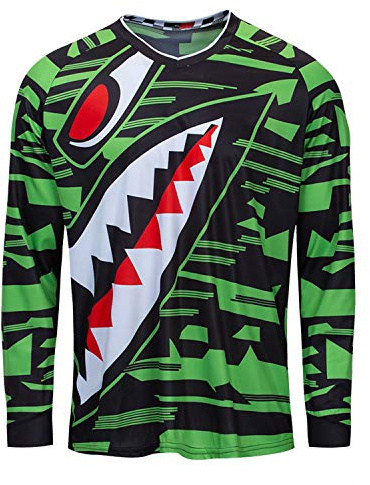 PSPORT Downhill MTB tröja herr långärmad berg t-shirt motocycle racewear cykeltröja SJY3, 9cd9521, tillverkarens storlek XXL