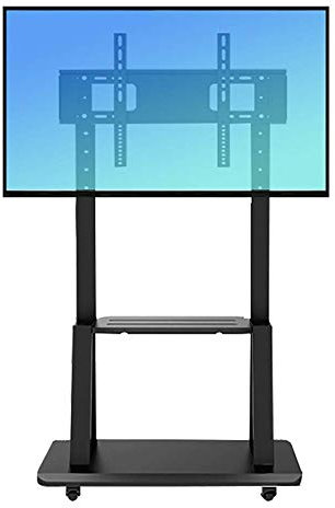 Carro de TV rodante universal de alta resistencia, soporte de carro de TV para TV de 32 a 65 pulgadas, con estante para computadora portátil/ruedas de bloqueo, Max Vesa 600X400 beautiful scenery