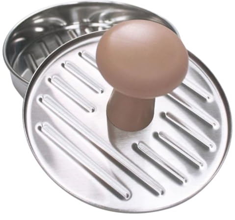 GOOHOCHY Stainless Steel Burger Press Patty Maker 304 Meat Patty Mold Kitchen Cooking Gadget for Household Hamburger Press