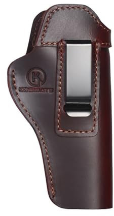 Waffenholster für 1911, IWB-Leder-Waffenholster, 1911-Pistolenholster, Airsoft-Innenholster, mit Metallclip, für 1911-Pistolen Government (5 Zoll)-Commander (4,25 Zoll)