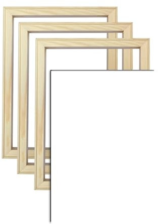 Naturholzrahmen für große Leinwand, Ölgemälde, Wanddekoration, individuelle Größe, Holzstäbchen-Set, Poster-Keilrahmen 20 x 30 bis 100 x 200 cm (Höhe 110 cm, Breite 50 cm)