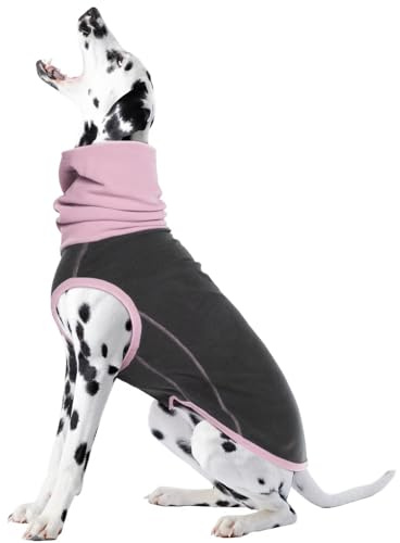 IECOii Pullover Sweatshirt Fleece Weste für Hunde, Turtleneck Sweater, Hundeshirt