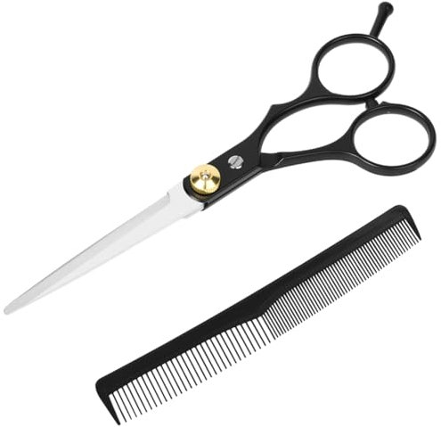 LOPHE Hairdressing Scissors,5.7 Professional Zinc Alloy Hair Cutting Shears with Comb Set,Super Sharp Hair Texturizing Scissors for Salon Barbers, Men, Women, Children and Adults