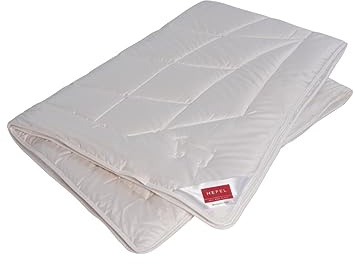 Hefel Pure Wool - Coperta per tutte le stagioni, in lana vergine di pecora, 430 g/m² (135 x 200 cm)
