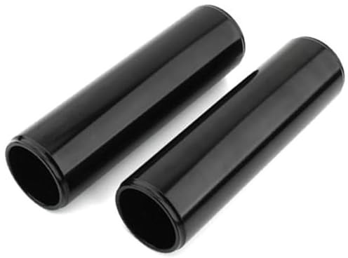 Vuzmode Couvercle de Tube de Fourche supérieur, Amortisseur Avant, Soufflet de Protection en Aluminium Noir for Moto Harley, Davidson V-Rod 07-11 Cache supérieur de Fourche de Moto