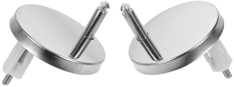 Alipis 2pares Tornillos Expansibles Para Asiento De Inodoro Pernos De Plástico Con Tapones De Expansión De Goma Kit De Fijación Resistente Para Asiento De Inodoro