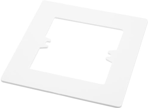 Healeved Placa de Pared para Interruptor 86 Tipo Cubierta Decorativa Blanca Espaciador de Luz Tapa de Orificio para Pared Placa Única Ligera para Mejoras Eléctricas y Hogar