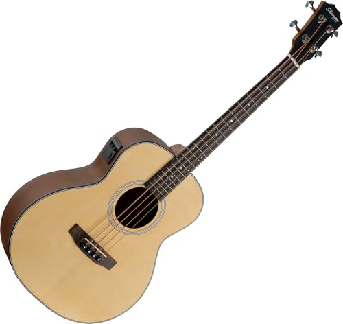 Shaman ABM4-50E-NT Akustik Bass Natur, Allgemein, Modell: ABM4-50E-NT | Serie: AB Mini, Gewicht: 1, 74 kg, Anzahl Saiten: 4, Orientierung: Rechtshänder, Korpus, Korpusform: AB Mini, Decke: Fichte