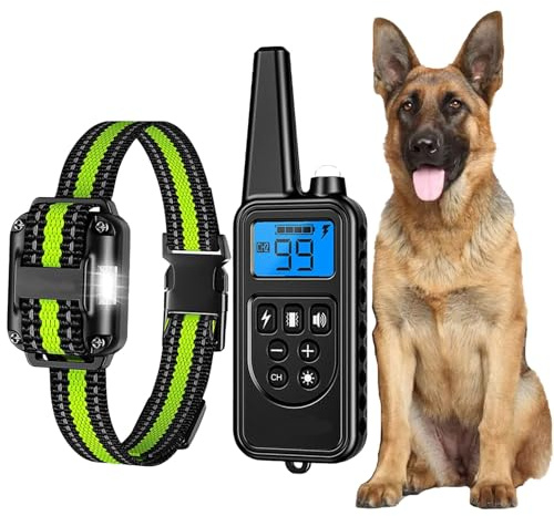 Reaktion Führungs-Kragen Antibellhalsband für Hunde mit 3 Modi, Einstellbarer Hund Maulkorb Trainingshalsband 2026, wasserdichtes Erziehungshalsband