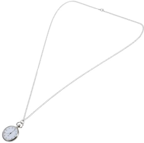 OHPHCALL Orologio da Taschino Collana in Lega, Vetro Resistente, Design Minimalista Luminoso, per Accessori Vintage Uomo e Donna