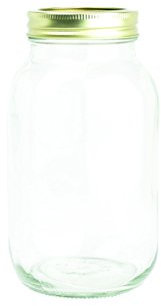 Kitchen Craft - Barattolo da conserva in Vetro, 1 l