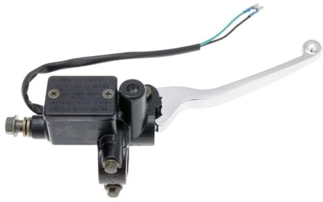 2EXTREME Bremszylinder inkl. Hebel vorn M8 kompatibel mit REX Jinan Qingqi | Spiegelaufnahme M8 und Bremslichtschalter; kompatibel mit Shenke RS 460, BAOTIAN BT49QT-12C1, BENZHOU Retro Star YY50QT-15