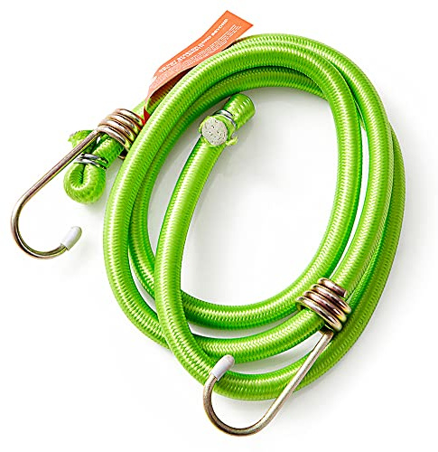 Dekton 48 x 10MM Heavy Duty Bungee Cord | Ideal for Securing Luggage, Home, Garage, Workshop & Camping | Heavy Duty Zinc Plated Steel Hooks | Versatile for General Use | Durable Construction