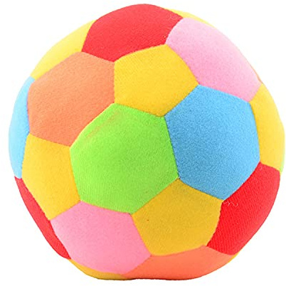 Johntoy Happy World Ball mit Rassel Durchm. 18 cm