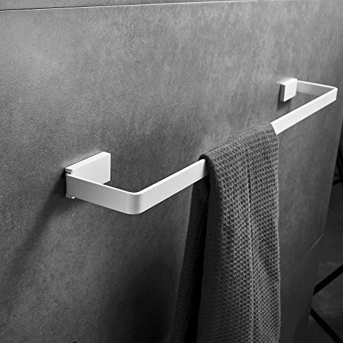 Handtuchhalter 60 cm Weiß Handtuchstange Bad und Küche Wandmontage