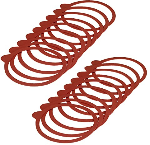 Westmark 20 Einkoch-Gummiringe mit Lasche für Einmachgläser
