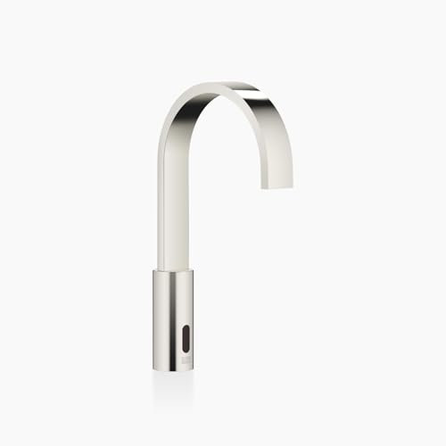 Dornbracht MEM Waschtischarmatur, elektr. Öffnungs-/Schließfunktion, Batterie-/Netzbetrieb, ohne Ablaufgarnitur, Ausladung 165mm, 44521782-08, Farbe: Platin