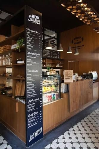 Tafelfolie Selbstklebend Schwarz | Kreidefolie Magnetfolie | Selbstklebende Tafelfolie Schwarz Matt als Tafel für Wand oder DIY Kreidetafel beschreibbar, abwischbar, magnetisch | (40x120cm)