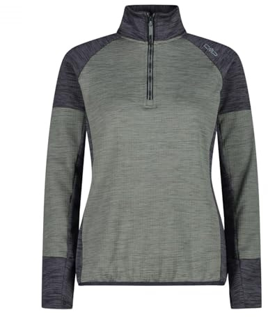 CMP Women's Maglia Da Donna in Pile Grid Tech Sweater