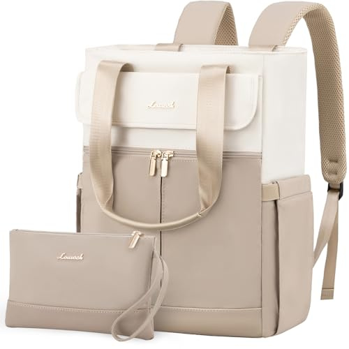 LOVEVOOK Zaino da donna piccolo, piccolo zaino da città borsa a mano 2 in 1 zaino-borsa, mini borsa daypack zaino da donna elegante per tempo libero viaggi lavoro, 15.6, Zaino tradizionale