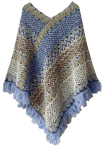 Boho Pullover Damen Oversize Schal Strickmantel Elegant Mantel Winterpullover Gestrickter Pullover Autumn Winter Oberteile Zopfmusterschal für Damen Schal
