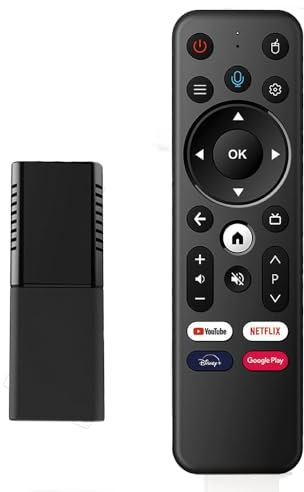 Android TV Stick 4K 2GB RAM 16GB Mini Smart Tv box en continu 4K HDR Android TV, prend en charge le Wi-Fi 2,4 GHz/5 GHz, télécommande vocale, Vision/Atmos, HDR10 + 4K (2+16)