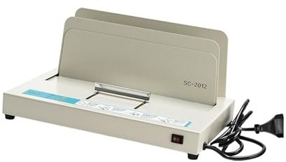 JOXLOVER Bindemaschine, Binder, Thermobindemaschine Heißschmelzkleber Elektrischer Buchbinder for Umschläge Berichte Rechnungen Bürovertragsdokumente für Briefpapier im Format A4, A5