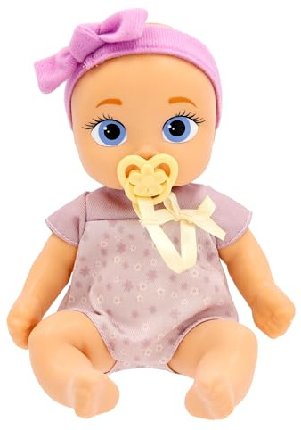 BE LOVED BABIES Minis Jessie, in eine Mini-Größe, lebensechte Puppe, weiche Haut und enthält einen Schnuller und eine Flasche, komplett beweglich, Spielzeug für Kinder ab 18 Monaten