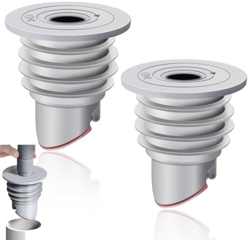 NHQZ 2 Stück 35-40 mm Waschmaschine Abfluss Adapter Waschmaschinen-Ablaufschlauchdichtung Waschmaschinen-Rohrdichtung Rohrverbinder Kanalschlauch für Waschmaschine, Waschbecken, Mopp Pool AbflüSse
