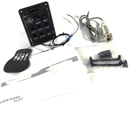 Akustikgitarre Preamp Tuner Piezo Pickup Systems 201 Akustikgitarre Tuner Piezo Pickup Akustikgitarre Preamp EQ Tuner Piezo Pickup