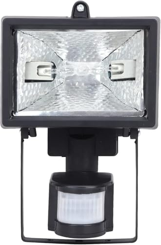 M.J COMFY-LIFE 120W LED Security Lights Outdoor with Motion Sensor, Waterproof PIR Floodlight for Garden Garage Driveway, Adjustable Wall/Ceiling Mount Outdoor Lighting