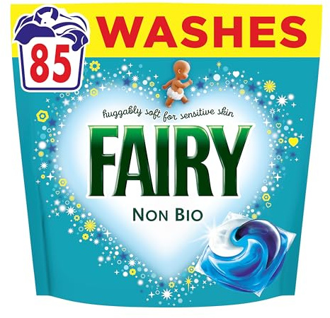 Fairy Non Bio Washing Liquid Pods, Voted No1 for Sensitive Skin, 85 Washes