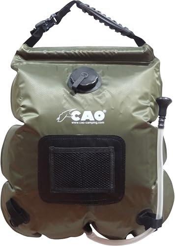 C.A.O. - Douche chauffe-eau solaire 20 litres en PVC+EVA - Largeur 47 cm - Hauteur 50 cm