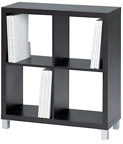 Kit Closet Kubox – hylla, 4 fack, svart