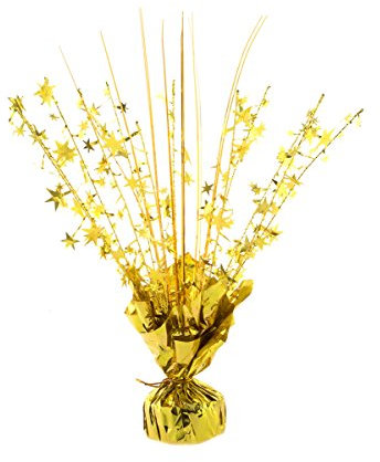 Poids pour ballon hélium étoiles or 250 gr - Doré - Taille Unique